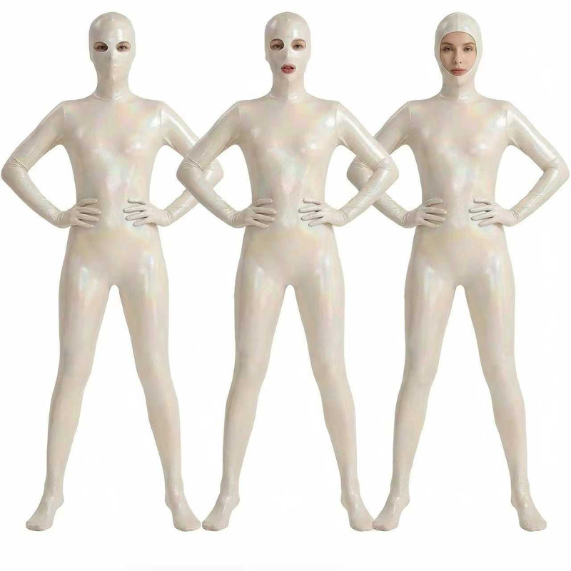 Shapewear Bodysuit Firm - Kadınlar için Parlak Gradyanlı Zentai Bodysuit