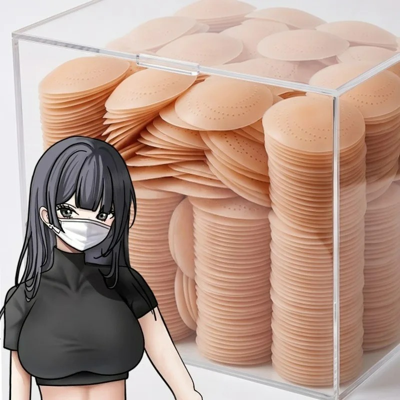 Silicone Bra Adhesive - 2/10 adet Nefes Alabilen Meme Ucu