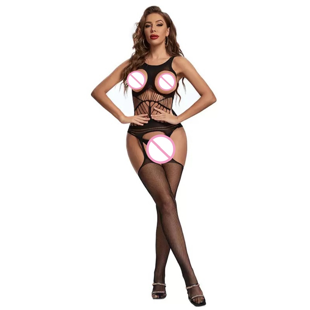 Lace Teddy Lingerie - Artı seksi dantel iç çamaşırı kadın
