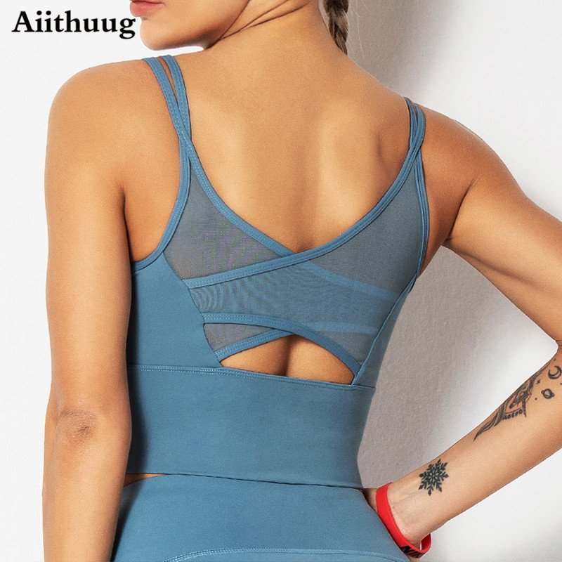Sports Bra High Impact - Aiithuug Yoga sutyeni Fitness gömlekleri koşu