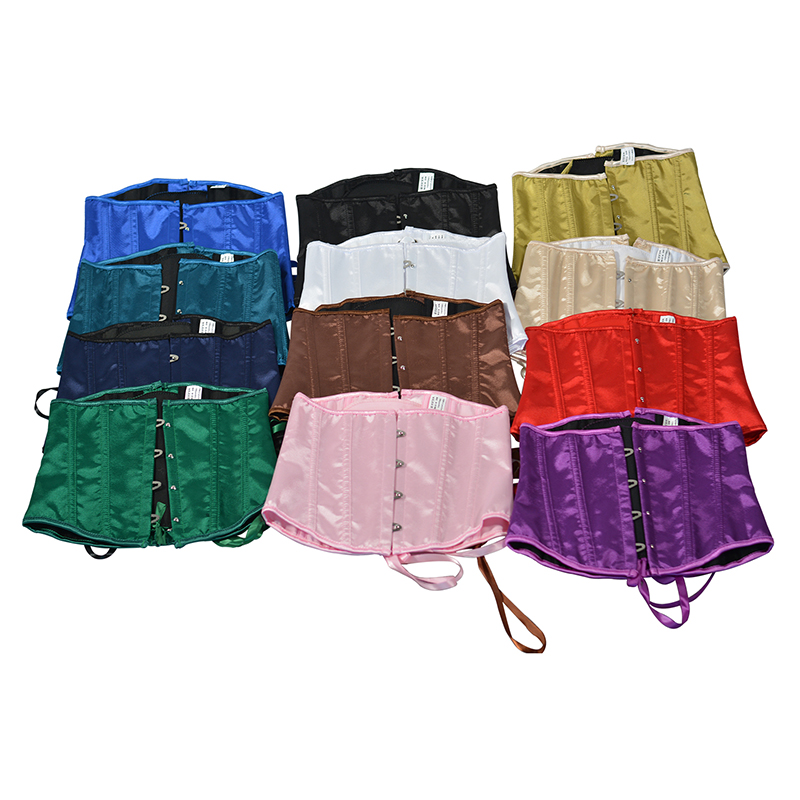 Corset Waist Cinch - 2025 Kadın Saten Underbust Korse Zayıflama