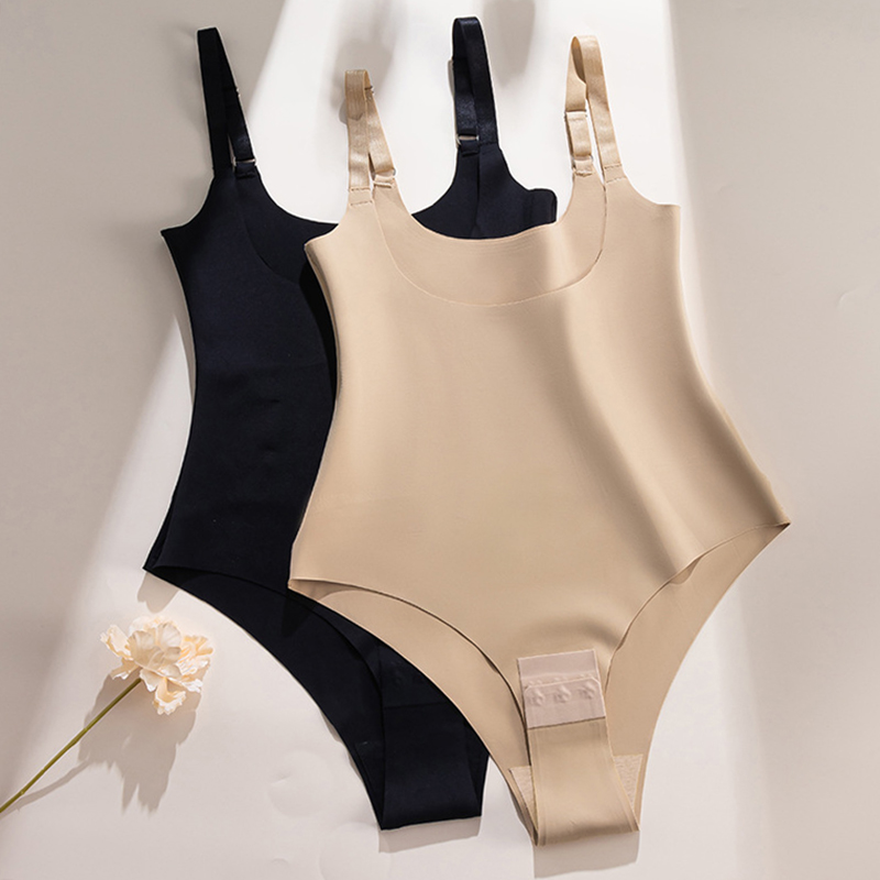 Shapewear Bodysuit Firm - Kadınlar İçin Dikişsiz İnceltici Kıyafetler Askılı