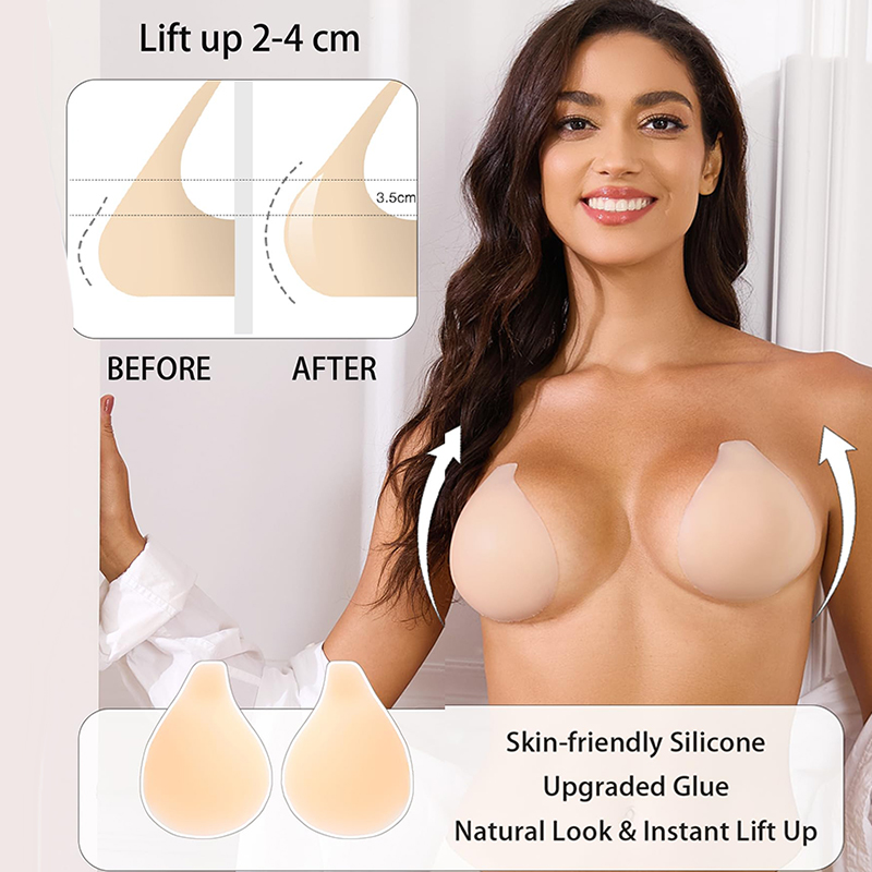 1/2 Çift Kadın Yapışkan Sütyen - Strapless Bra Backless incelemesi ve fiyatı