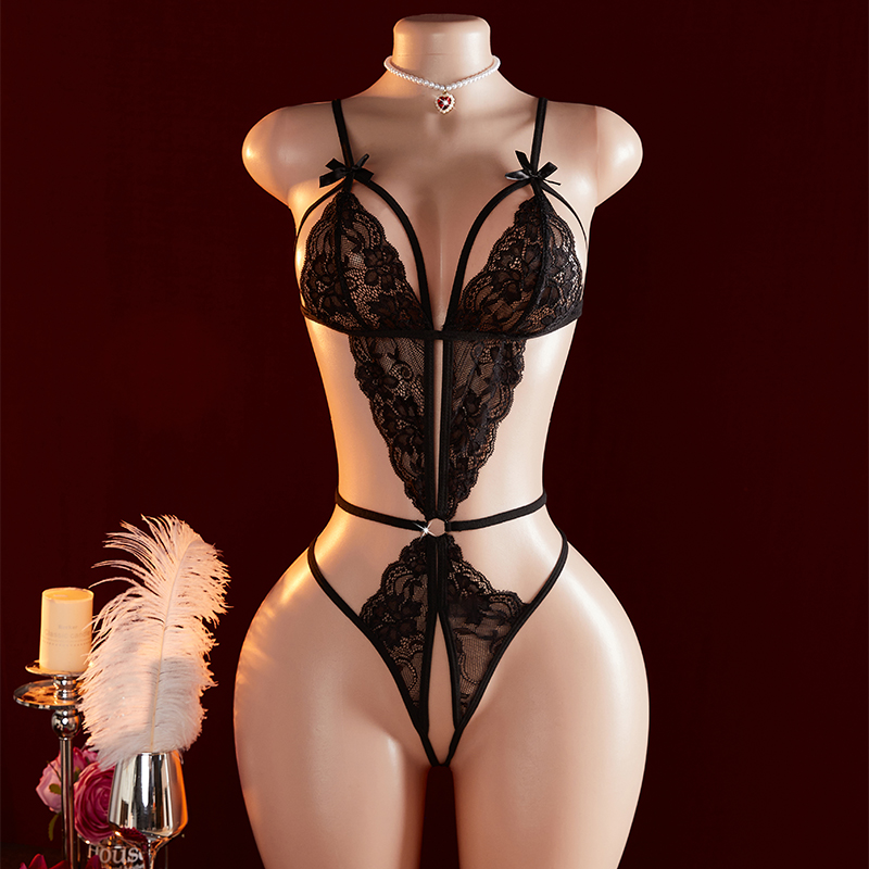 Şeffaf Seksi Tek parça Içi Boş - Lace Teddy Lingerie incelemesi ve fiyatı