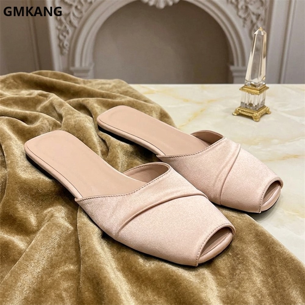 GMKANG Kadın Saten Kare Burun  - Slip Dress Satin incelemesi ve fiyatı