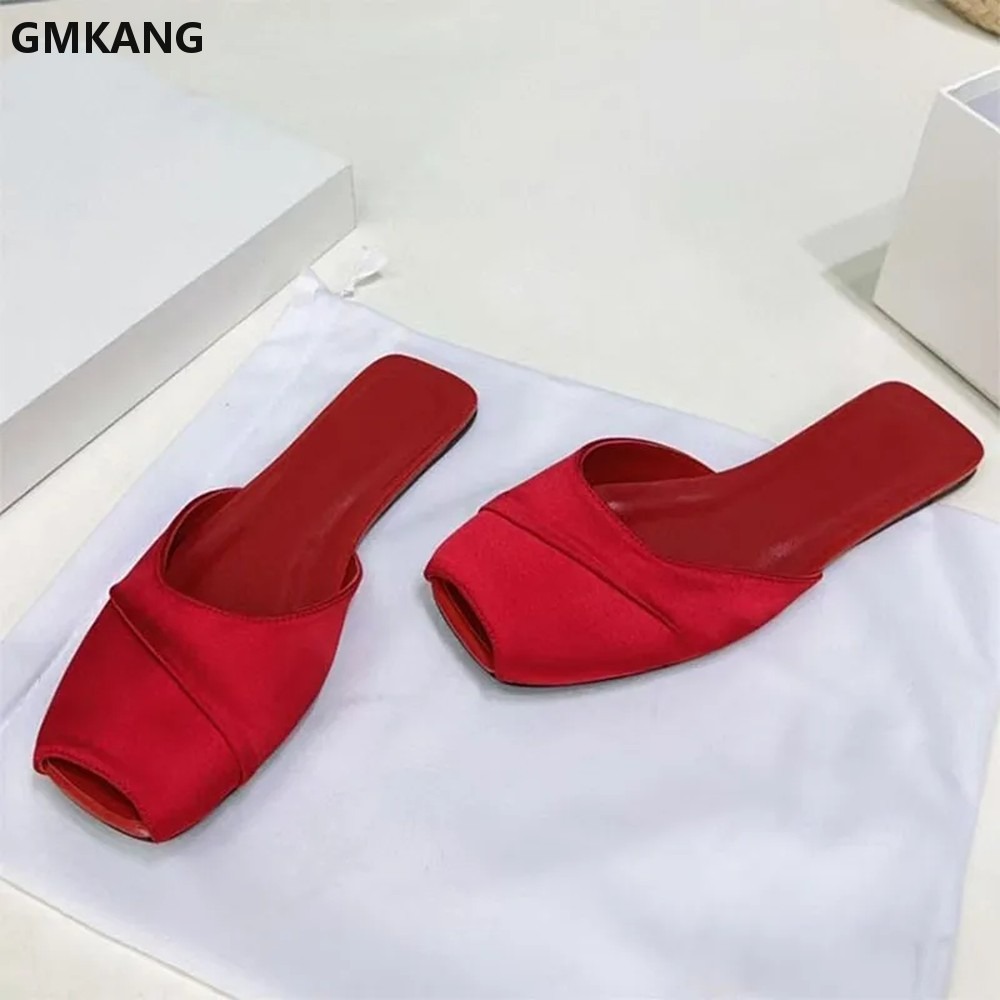 GMKANG Kadın Saten Kare Burun  - Slip Dress Satin incelemesi ve fiyatı