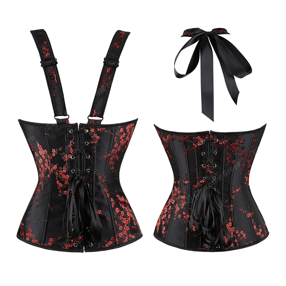 Kadınlar için askıları ile kor - Corset Waist Cinch incelemesi ve fiyatı