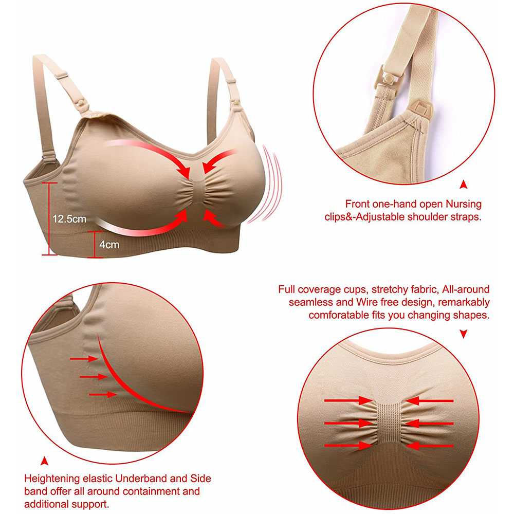 Kablosuz Emzirme Kıyafetleri P - Nursing Bra Sleep incelemesi ve fiyatı