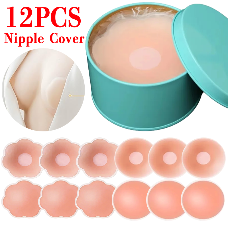 6/12 adet görünmez kendinden y - Nipple Cover Pasties incelemesi ve fiyatı