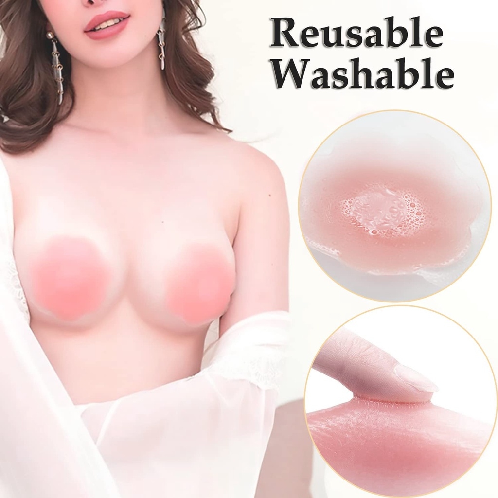 6/12 adet görünmez kendinden y - Nipple Cover Pasties incelemesi ve fiyatı