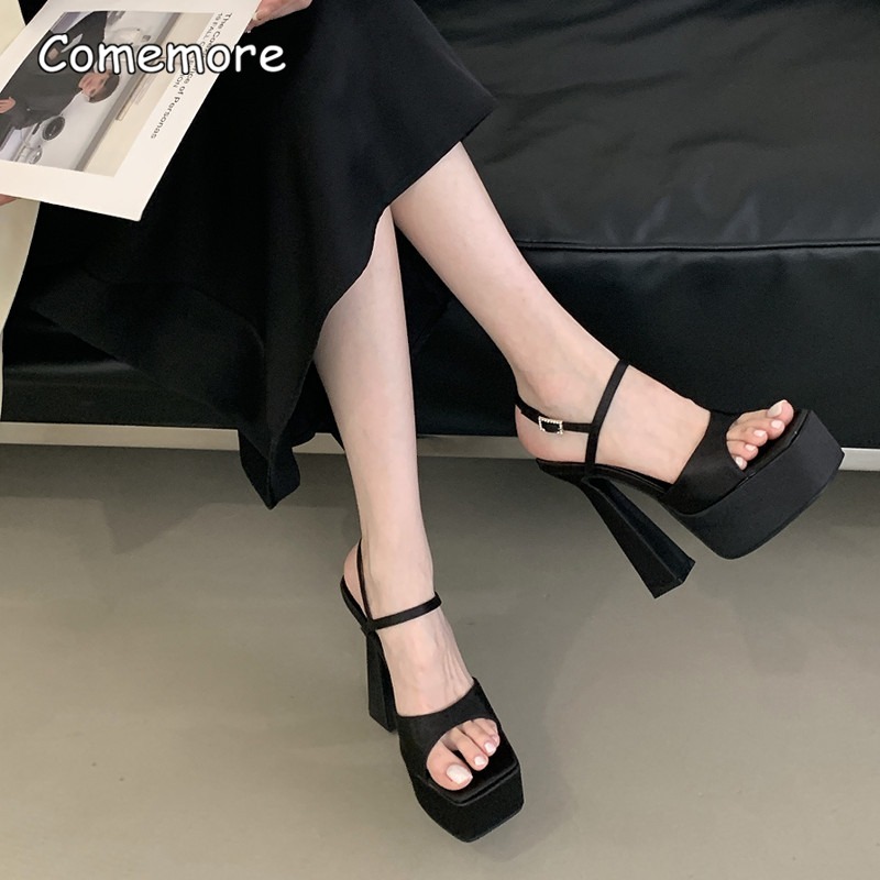 15 CM Yüksek Topuklu Kalın Pla - Slip Dress Satin incelemesi ve fiyatı