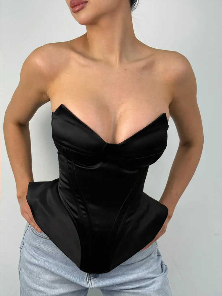 BKQU Seksi Kılçık Straplez Kor - Corset Waist Cinch incelemesi ve fiyatı