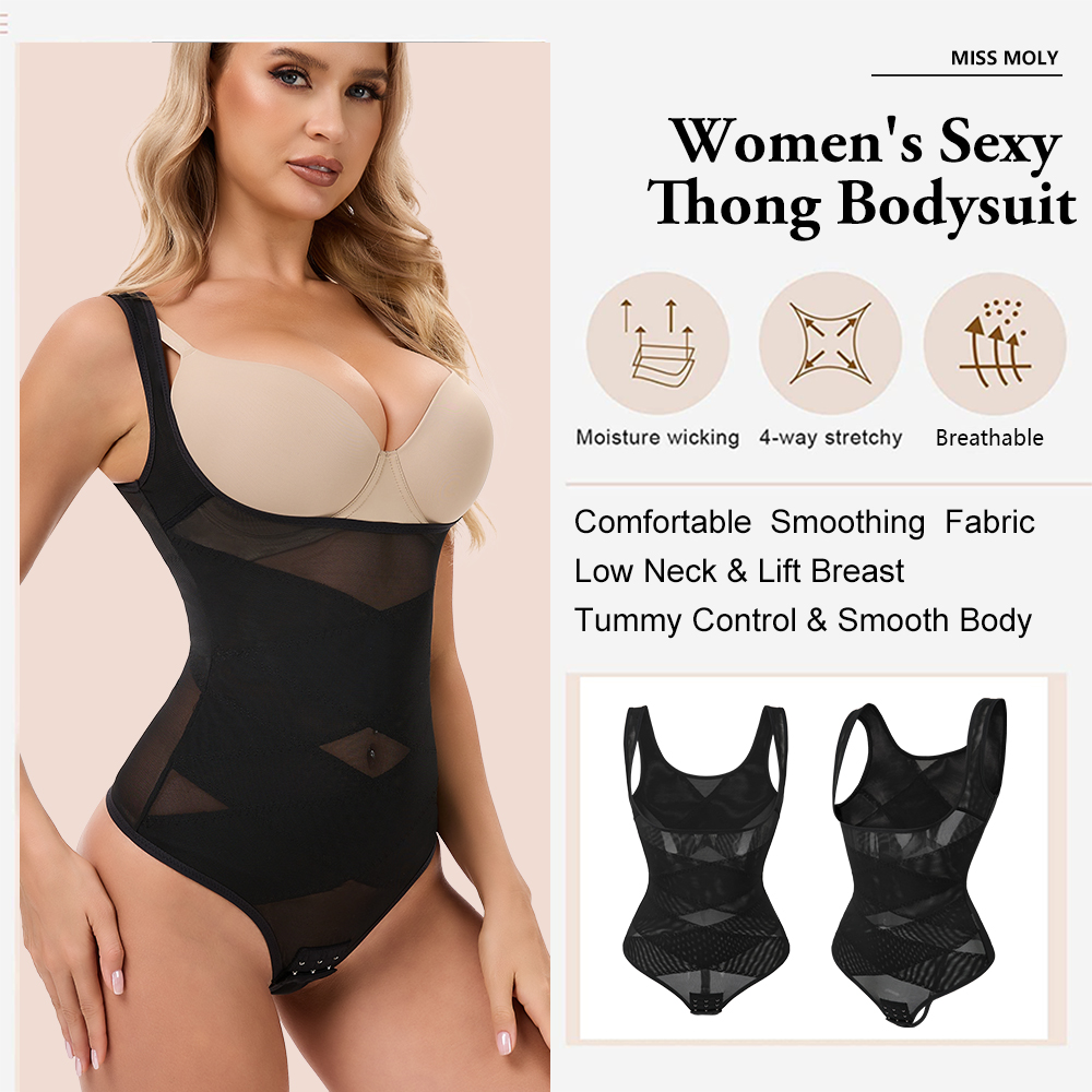 Örgü Thongs Bodysuit Shapewear - Shapewear Bodysuit Firm incelemesi ve fiyatı